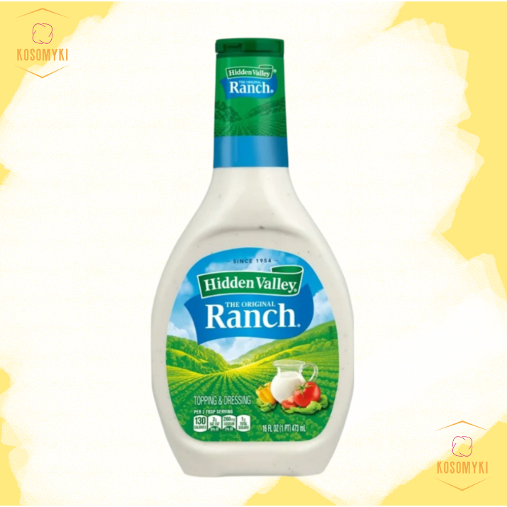 น้ำสลัดออริจินัลแรนช์ น้ำสลัด Hidden Valley Original Ranch Dressing 453g