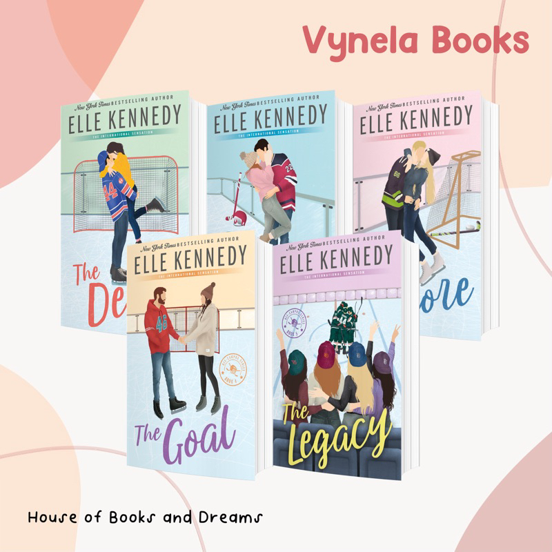 VYNELA (หนังสือภาษาอังกฤษ) THE DEAL / THE MISTAKE / THE SCORE / THE GOAL / THE LEGACY (OFF-CAMPUS #1-5) — ELLE KENNEDY