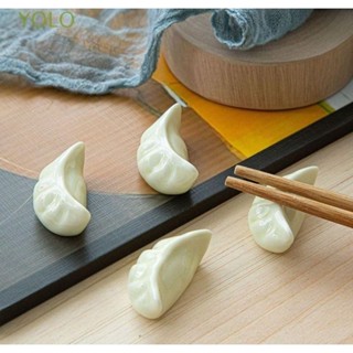 🥟พร้อมส่งจากไทย 🥟 ที่วางตะเกียบเซรามิกรูปเกี๊ยวซ่า น่ารักมาก