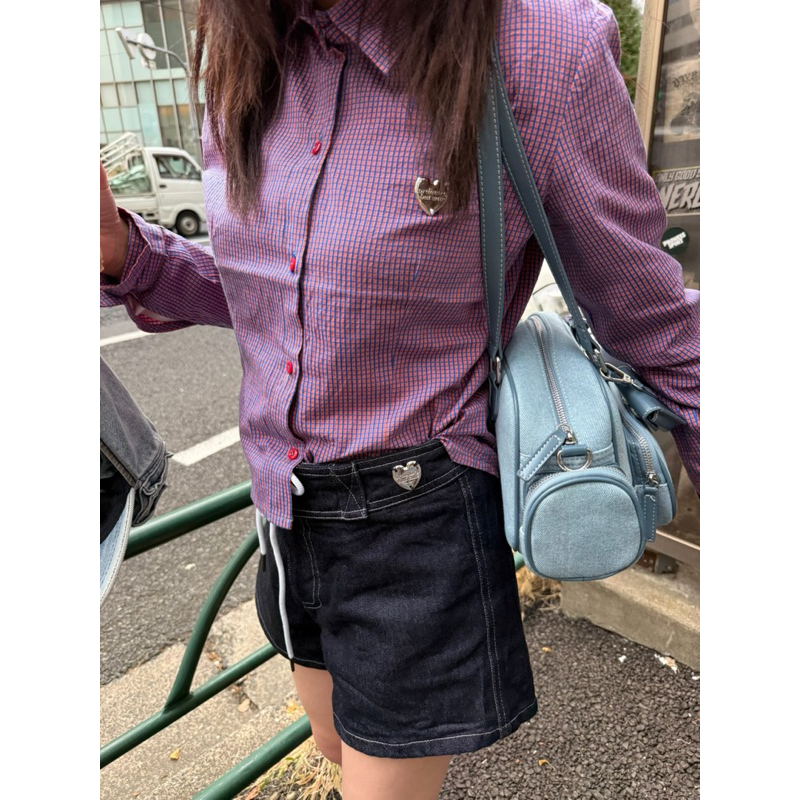 กางเกงยีนส์ขาสั้น labo jeans