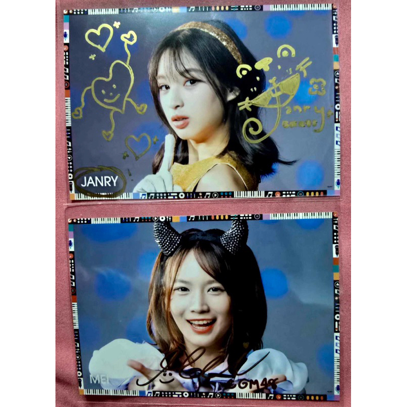 รูปลายเซ็นจริง  SSR  RH 2024 BNK48 -CGM48