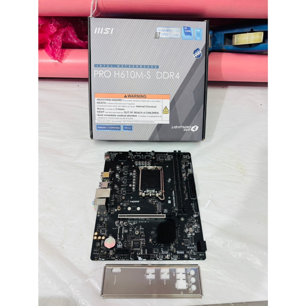 ขายเมนบอร์ดมือสอง MSI PRO H610M-S DDR4 (LGA 1700)