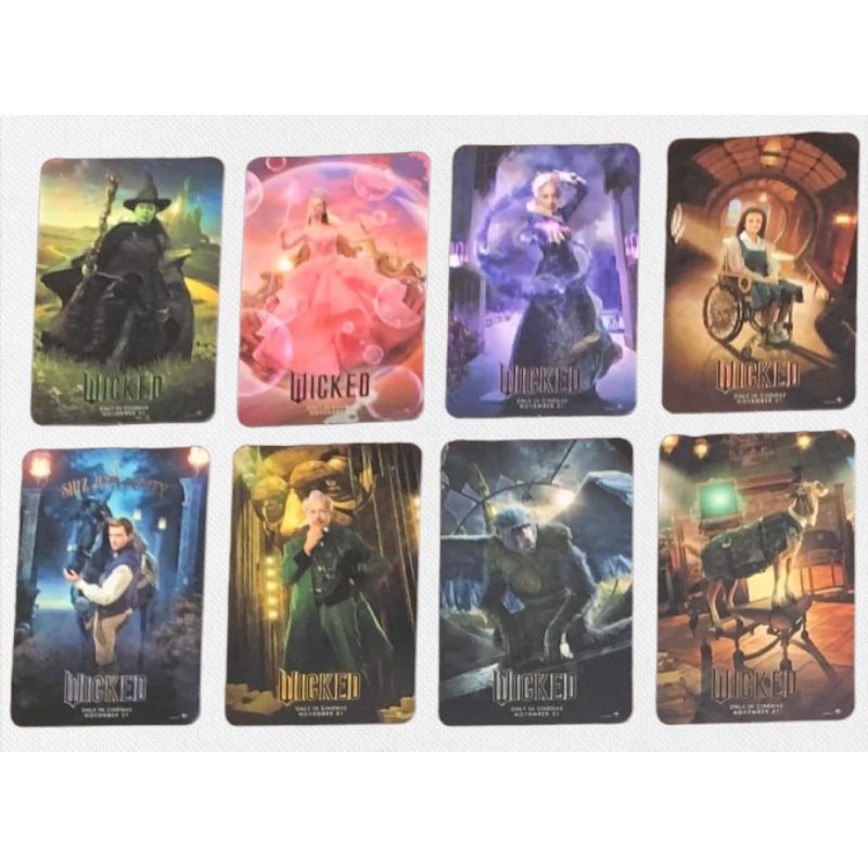 โฟโต้การ์ด Photo Card Character Card Wicked วิคเค็ด แท้จาก Major Cineplex Wicked Part 1 Wicked 2024 
