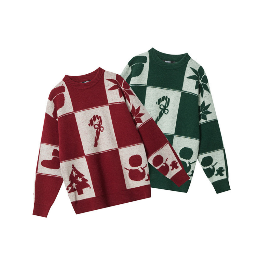 เสื้อสเวตเตอร์คริสต์มาสไหมพรมเกาหลี Premium Christmas Style Sweater