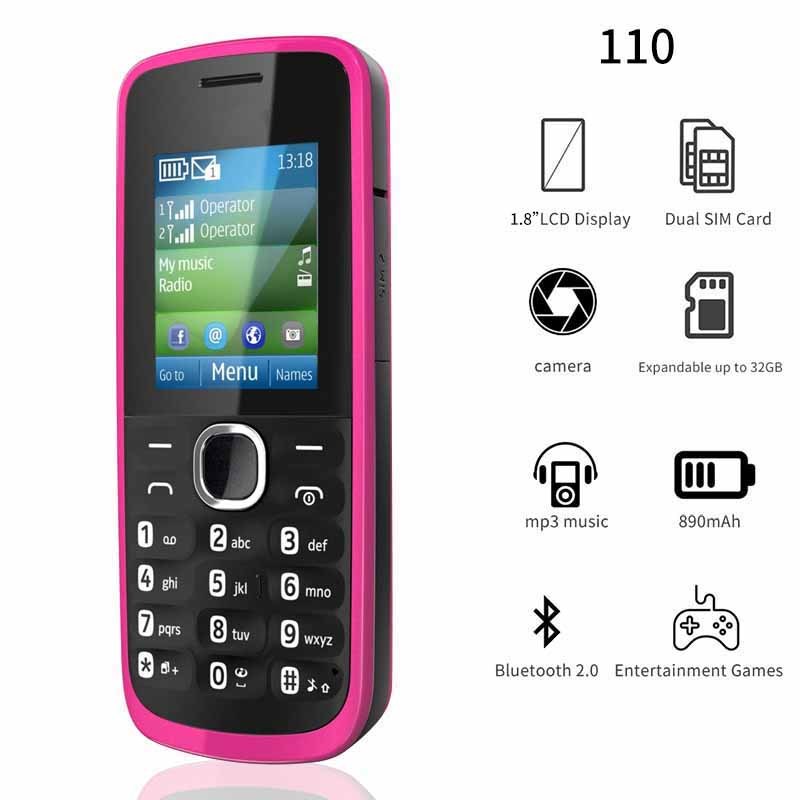 Nokia 110 (โนเกีย) ดูยูทูป ฟังเพลง ถ่ายรูป จอสี ภาษาไทย