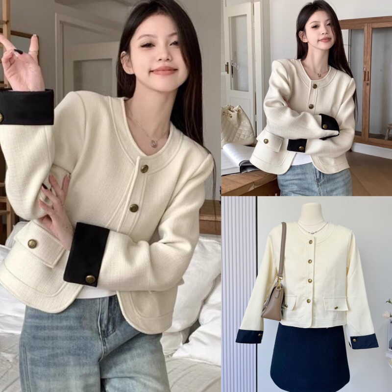 เสื้อคลุมแขนยาวมีซับในรุ่น 5306 TAG Fashion