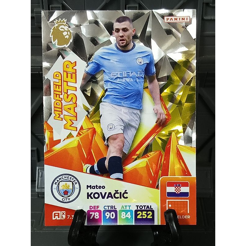 Panini Premier League 2024 2025 Mateo Kovacic Midfield Master Trading Card Manchester city