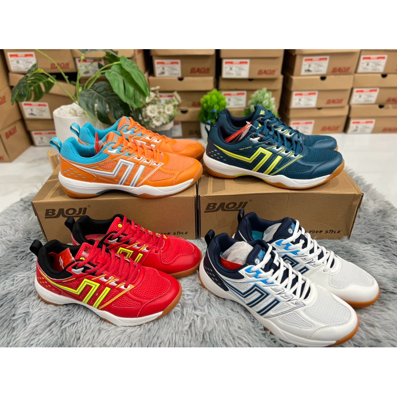 รองเท้า BAOJI รุ่น ACTIVE ใส่ออกกำลังกาย เล่นแบดมินตัน เบาใส่สบาย กันลื่น ราคา ถูกที่สุด ดีลบีเคเค แกลเลอรีภาพที่ 3
