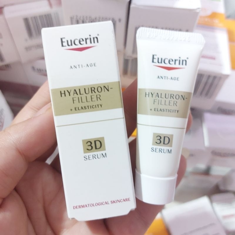 ขนาดทดลอง ลดริ้วรอยลึก คืนความยืดยุ่น ผิวอิ่มฟู | Eucerin Hyaluron - Filler + 3x Effect | Elasticity | ยูเซอริน (HF/HE)