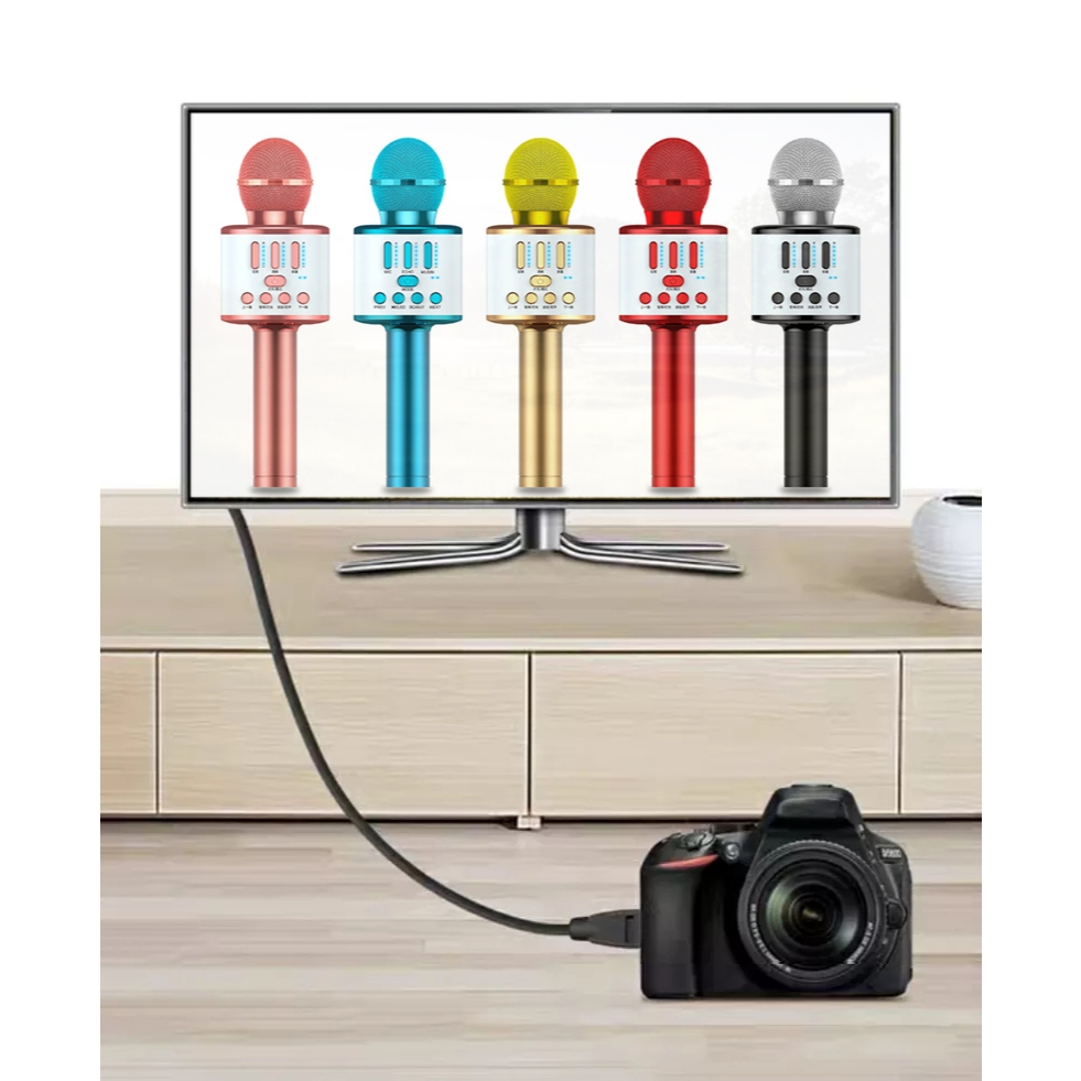 สายMini HDMI to HDMI Cableสนับสนุน 3D&4Kพร้อมเสียง ความยาว1.5เมตร ใช้ต่อสำหรับกกล้องวิดีโอเครื่องเล่นวีดีโอHDTV Notebook