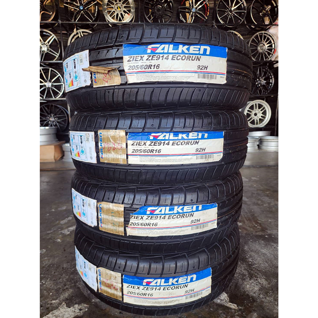 🔴 ยาง "#ฟอลเคน" Falken Ziex ZE914 Ecorun 205/60R16 *** ยางใหม่ ปี 21 ***