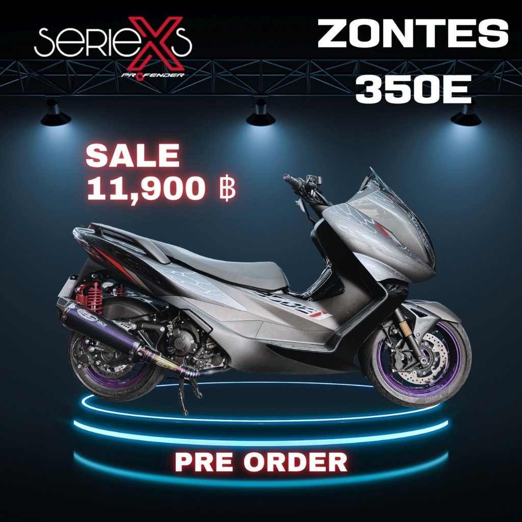 ส่งฟรี!!! โช้คหลัง Profender X-Series / X-Plus  ZONTES 350E/368Gสูง 365mm. รับประกันโช๊ค 2 ปี