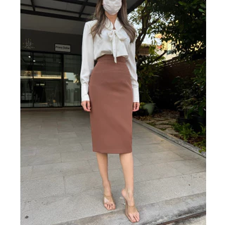 🌷กระโปรงทรงสอบผ่าหลัง ยาว29”รุ่น Lisa🌷