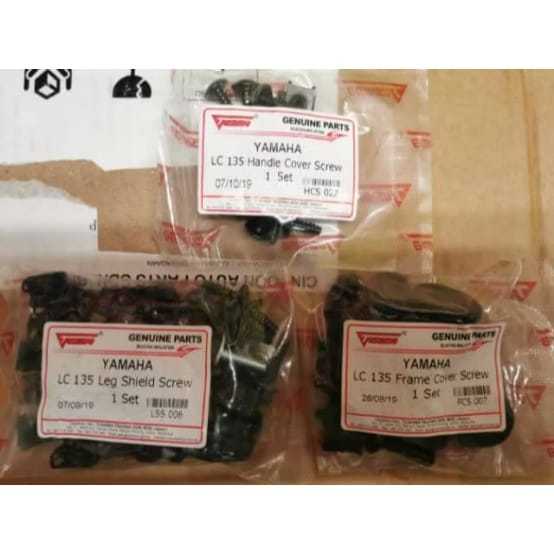 ชุดน็อต สกรู + คลิปล็อค Spark 135 fullest bodyset screw + clip