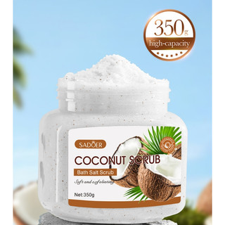 SADOER COCONUT SCRUB Bath Salt Scrub เกลือขัดผิวมะพร้าว  ขนาด 350g.