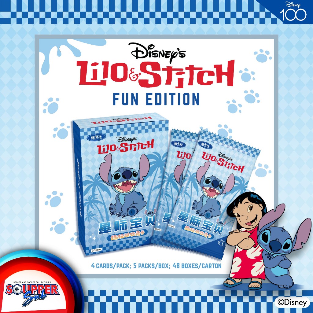 [พร้อมส่ง] [ลิขสิทธิ์] Lilo&Stitch fun edition trading cards BOX
