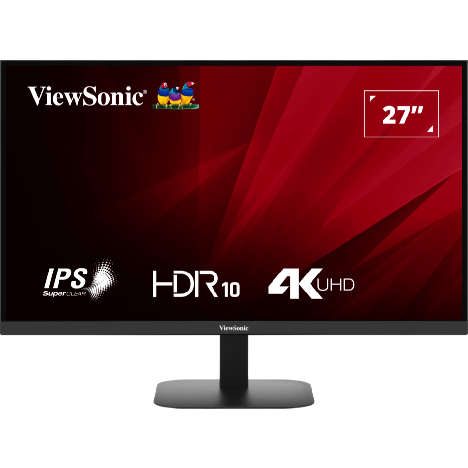 [ผ่อน0%] ViewSonic VA2708-4K-MHD 27” IPS 4K UHD Monitor with Built in Speaker, Dual HDMI, Display, H