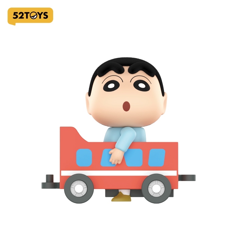 52TOYS Crayon Shinchan Railway Squad Series Blind Box Figure Toyโมเดล ของเล่นเด็กเล่น ของขวัญพิเศษ ART TOYS [059]