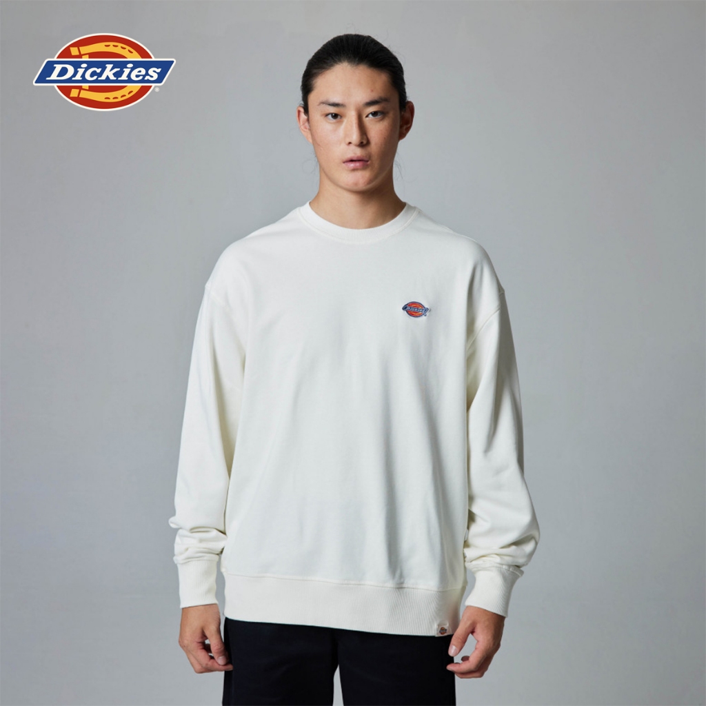 DICKIES MEN'S SWEATSHIRTS - EGRET เสื้อ เสื้อสเวตเตอร์ เสื้อกันหนาว เสื้อคลุม ผู้ชาย