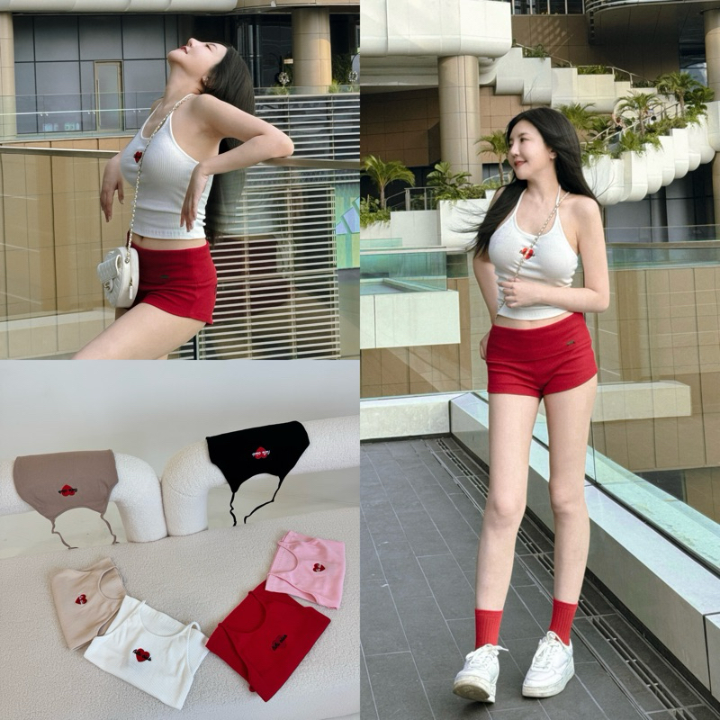 FUFU | Love you top  🌸เสื้อสายเดี่ยว เสื้อคล้องคอ เสื้อกล้าม