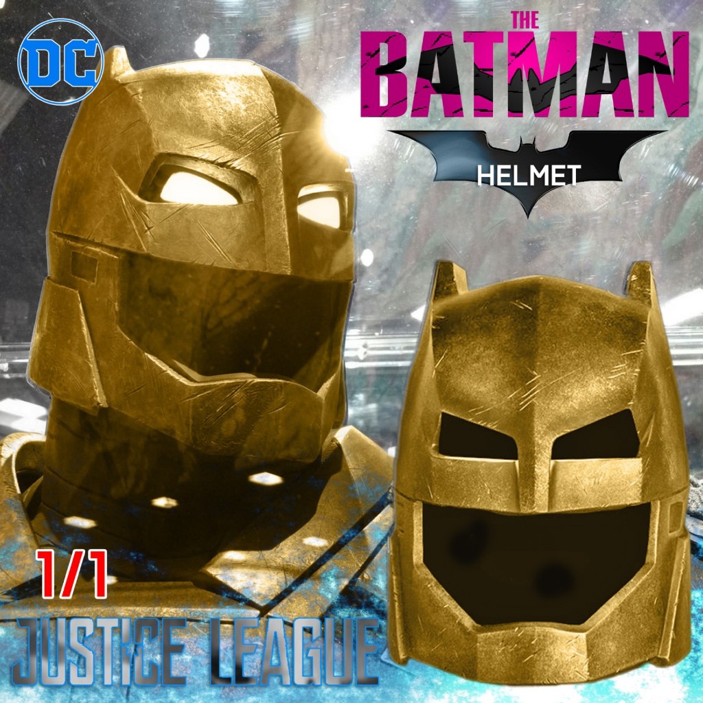 หน้ากาก Mask จากหนัง BATMAN BEGINS กำเนิดอัศวินแห่งรัตติกาล 1/1 Batman Helmet ไฟเบอร์กลาส หมวกกันน็อ