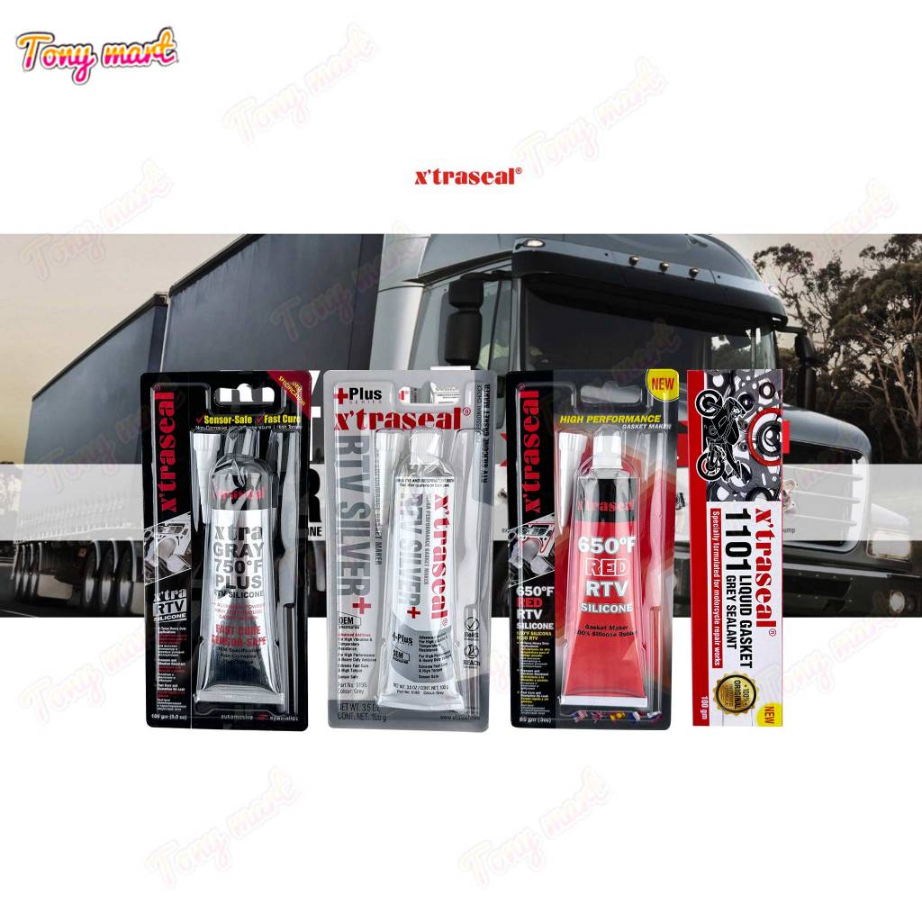 กาวทาประเก็น Xtraseal RTV Silicone 85g. / 100g.