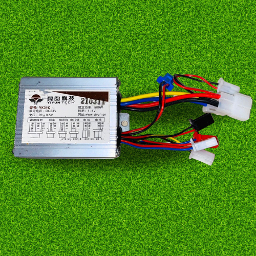 กล่องควบคุม รุ่น YK31C มอเตอร์แบบแปรงถ่าน หรือ มอเตอร์ 2 สาย หรือ Brushed Motor 12V / 24V 500W