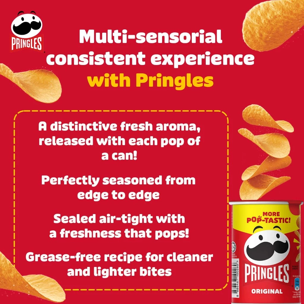 Pringles Original แพ็ค 6 กระป๋อง 42g thumbnail 6