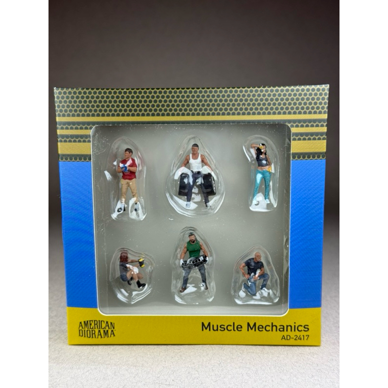 Figure Set: Muscle Mechanics Scale 1:64 ยี่ห้อ American Diorama