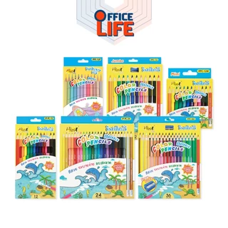 I-Paint (ไอเพ้นท์) ดินสอสี ไม้ลบได้ สีไม้ erasable colour pencil 12 สี / 24 สี / 36 สี (จำนวน 1 กล่อง)