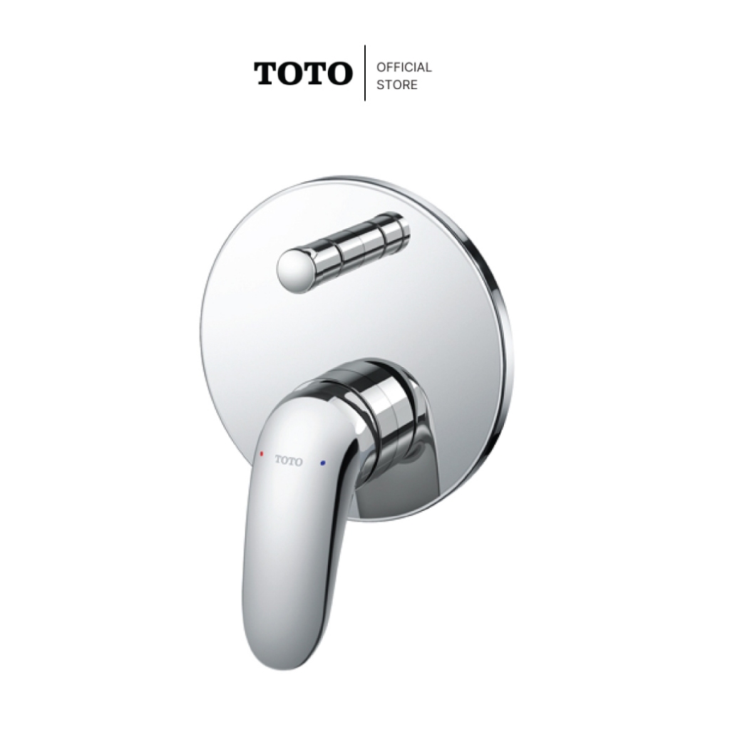 TOTO TBS03304T ก๊อกผสมยืนอาบฝังผนัง พร้อมชุดเปลี่ยนทิศทางน้ำ รุ่น LC