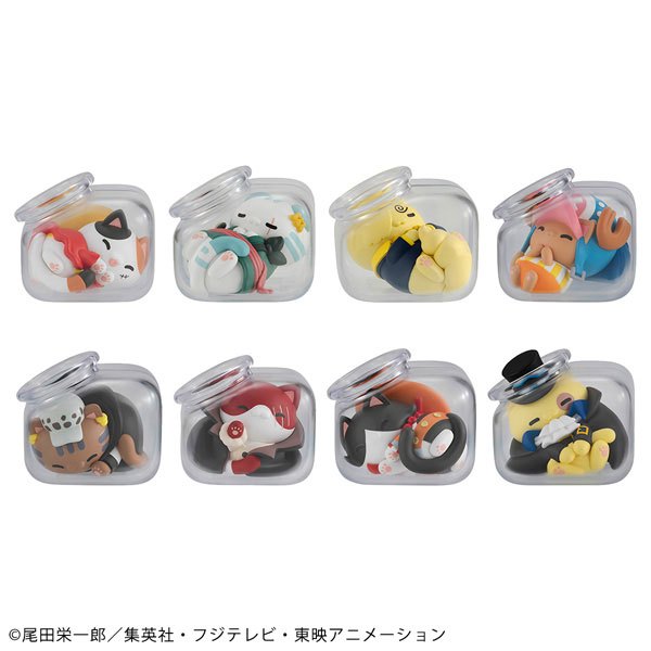 (🍊สั่งใน LIVE ลด 50% 150.-) [สุ่ม/ยกกล่อง] MEGA CAT PROJECT ONE PIECE Oyasumi แมววันพีซนอนแก้วโหล แท้