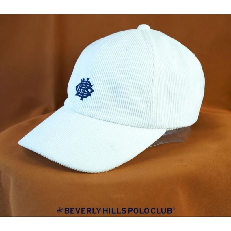 ใหม่💥หมวกสีขาว Beverly Hills Polo club ทรงคลาสสิค