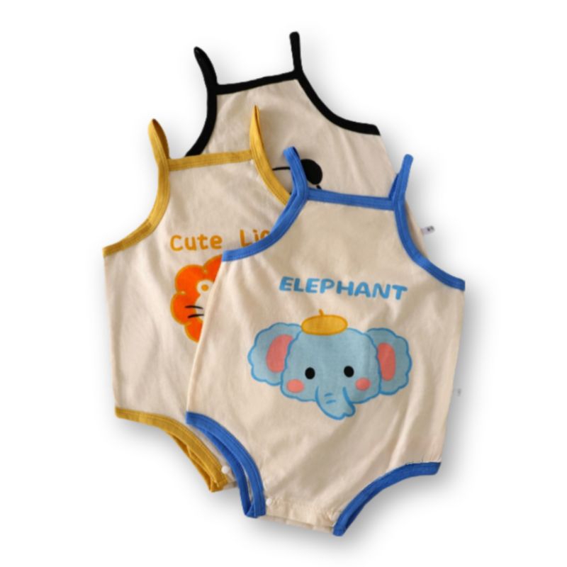 พร้อมส่งจากไทย ชุดเด็กแรกเกิด บอดี้สูทเด็ก สายเดี่ยว ชุดเด็กผู้หญิง ไซส์ 59-80