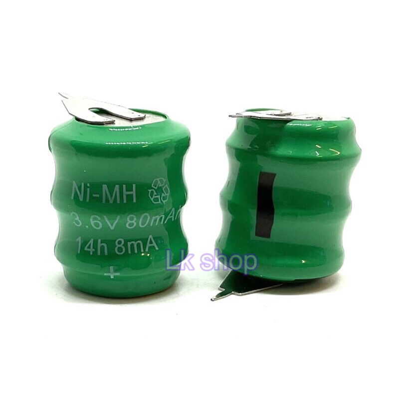 แบตเตอรี่ Battery รุ่น NI-MH 3.6V/80mAh/60mAh พร้อมขา