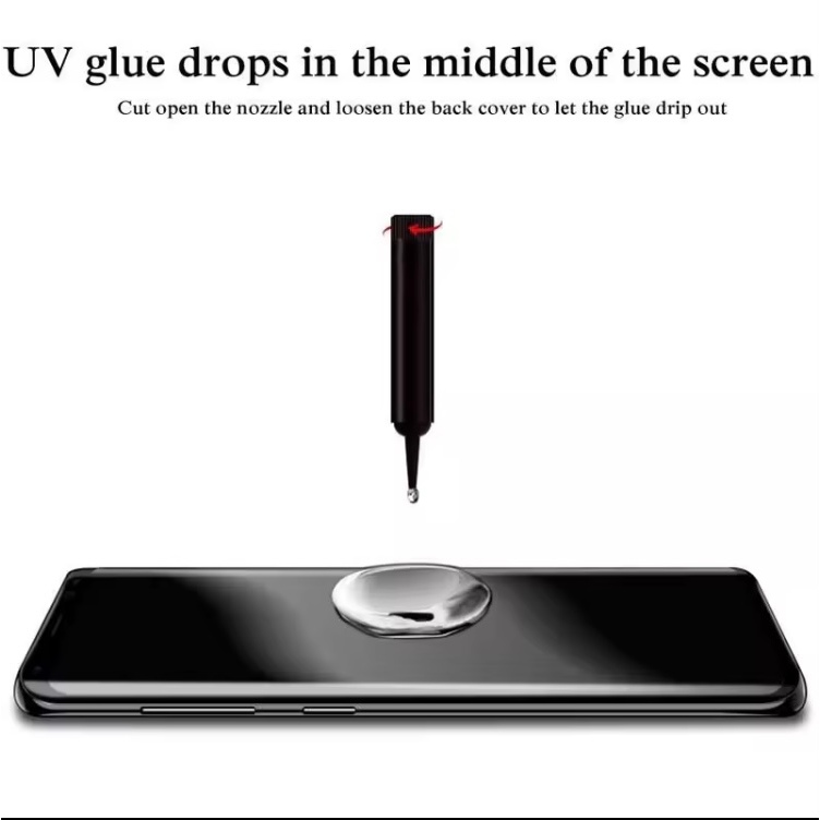 กาวยูวี UV ใส ฟิล์มกระจก For VIVO X200 กาวเต็มจอ Temperedglass UV