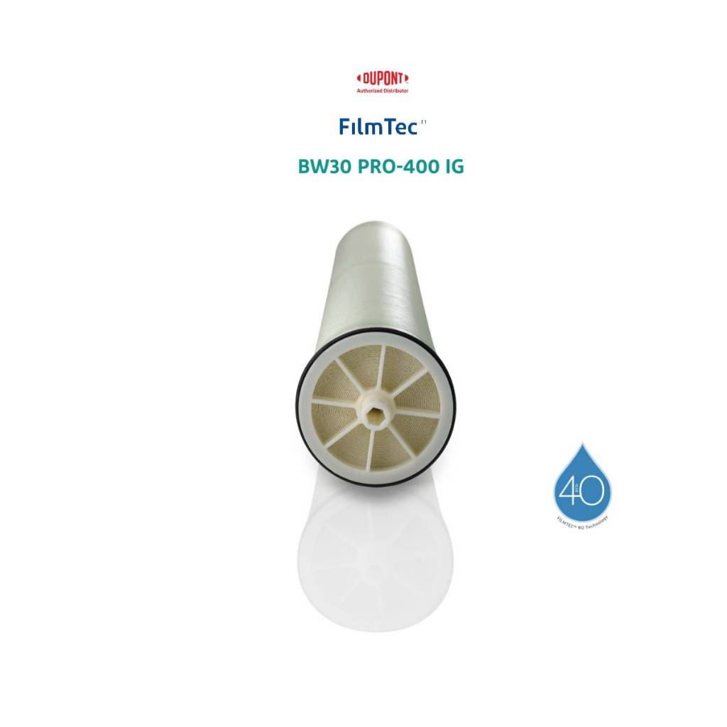 DuPont ™ FilmTec ™ ไส้กรองน้ำขนาดใหญ่ RO Membrane BW30 PRO-400IG (Industrial Grade)