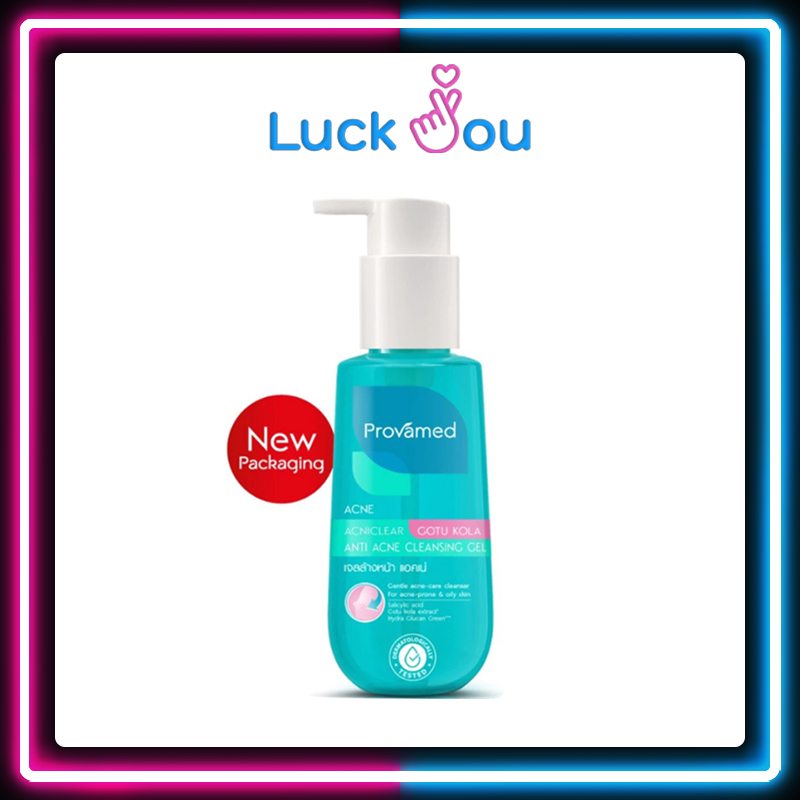 Provamed ACNICLEAR GOTU KOLA CLEANSING GEL 120ml โปรวาเมดเจลล้างหน้า ช่วยลดสิว รอยสิว ปลอบประโลมผิว โฉมใหม่
