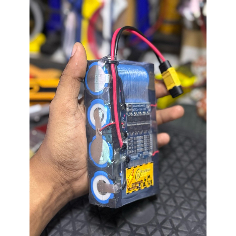 แบตเตอรี่ลิเที่ยมฟอตเฟต 4s1p 14.6v 6000mAh สำหรับลำโพงบลูธูทDIY