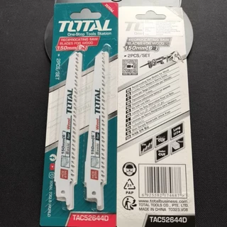 Total ใบเลื่อยชัก ตัดเหล็ก / ตัดไม้ ( สำหรับเลื่อยชัก ) รุ่น TAC52922EF / TAC52644D ( Sabre Saw Blade )