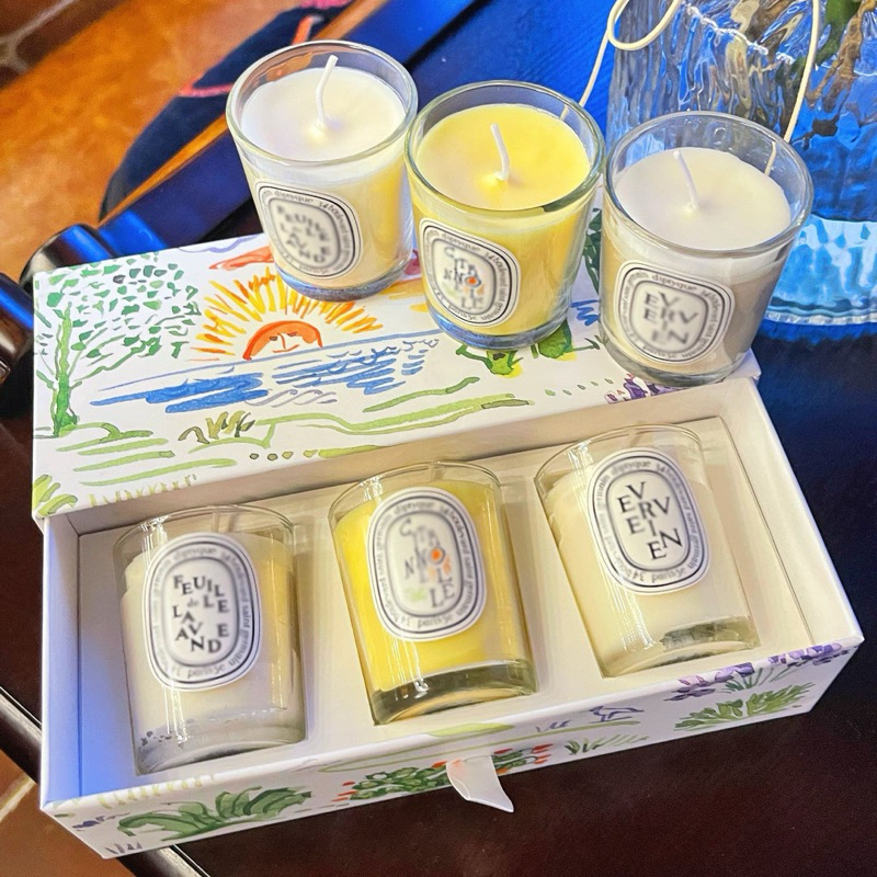 เซ็ตเทียนหอม Diptyque Scented Candle เทียนหอมสร้างบรรยากาศ หอมโรแมนติก มี 2 แบบ
