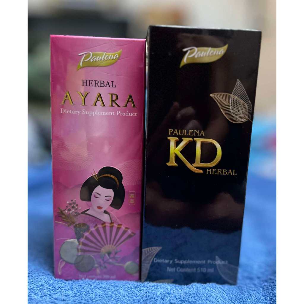 อายารา & พอลลีน่า เคดี  ( ขวดแก้ว 300 CC ) + ชุดคู่ขวัญสำหรับผู้หญิงโดยเฉพาะ + ของแท้แน่นอน + หมดอายุ 23 / 03 / 2571
