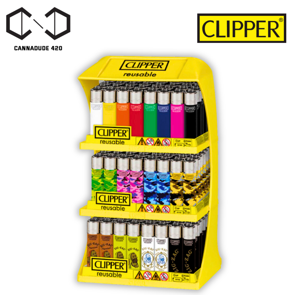 Clipper 3-Tier Display ไฟแช็ค พร้อมแท่นวาง 3ชั้น