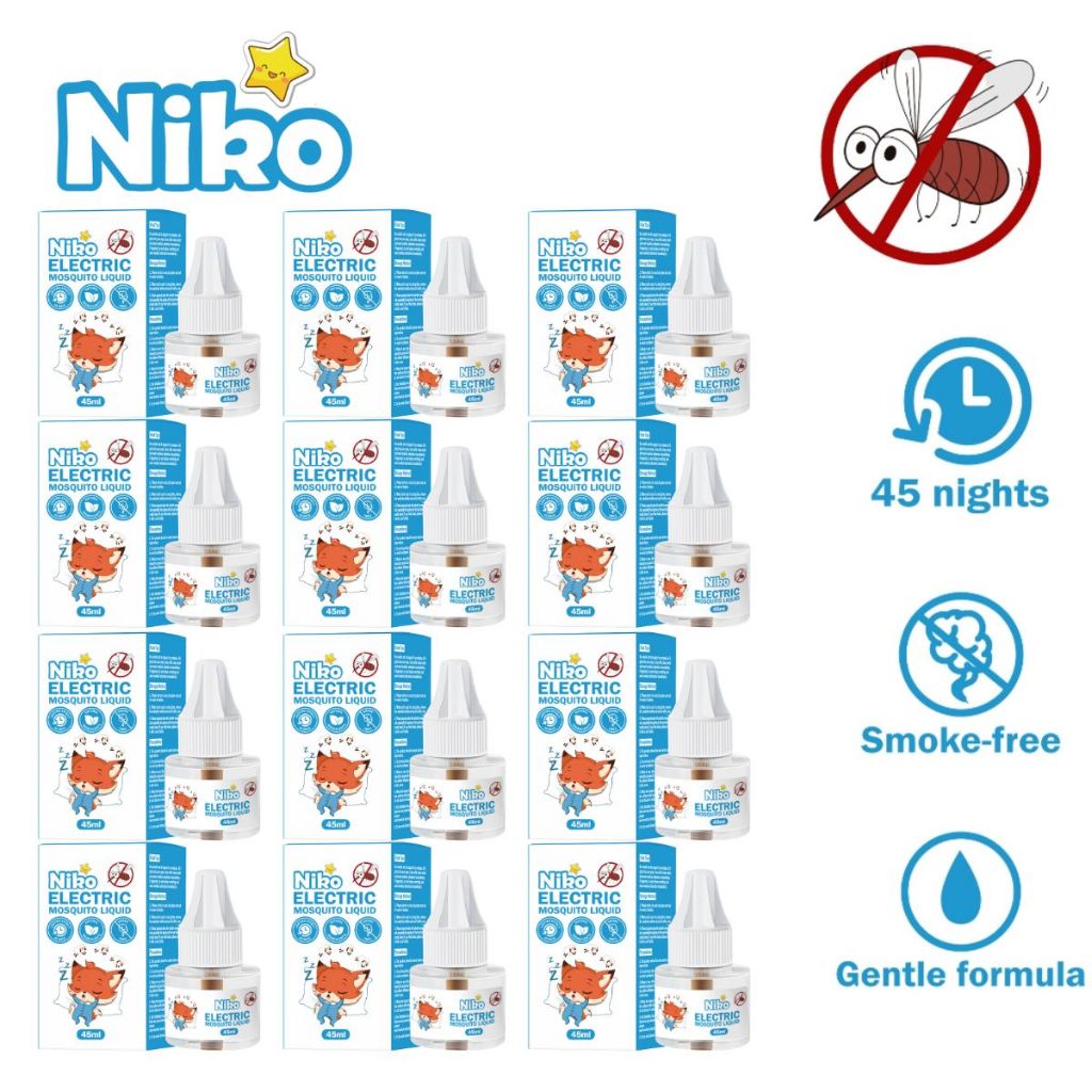 NIKO baby ยากันยุงไฟฟ้า ที่ดักยุง เครื่องกำจัดยุง กันยุง ไล่ยุงในบ้าน ที่ไล่ยุง เครื่องไล่ยุง น้ำยา ปลั๊กเสียบไล่