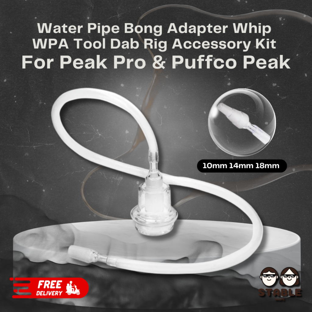 (Delivery 24 H.) Water Bong Adapter Whip  WPA Tool Dab Rig For Peak Pro & Puffco Peak