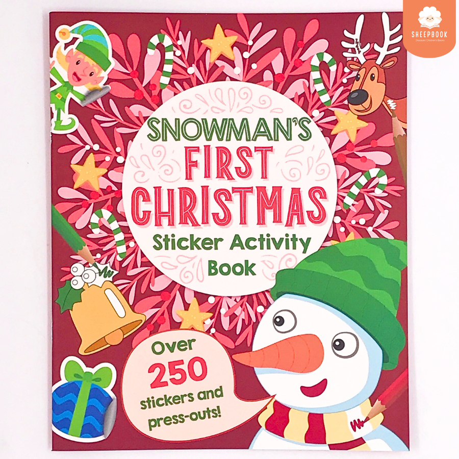 หนังสือกิจกรรม Snowman's First Christmas Sticker Activity Book E2B5
