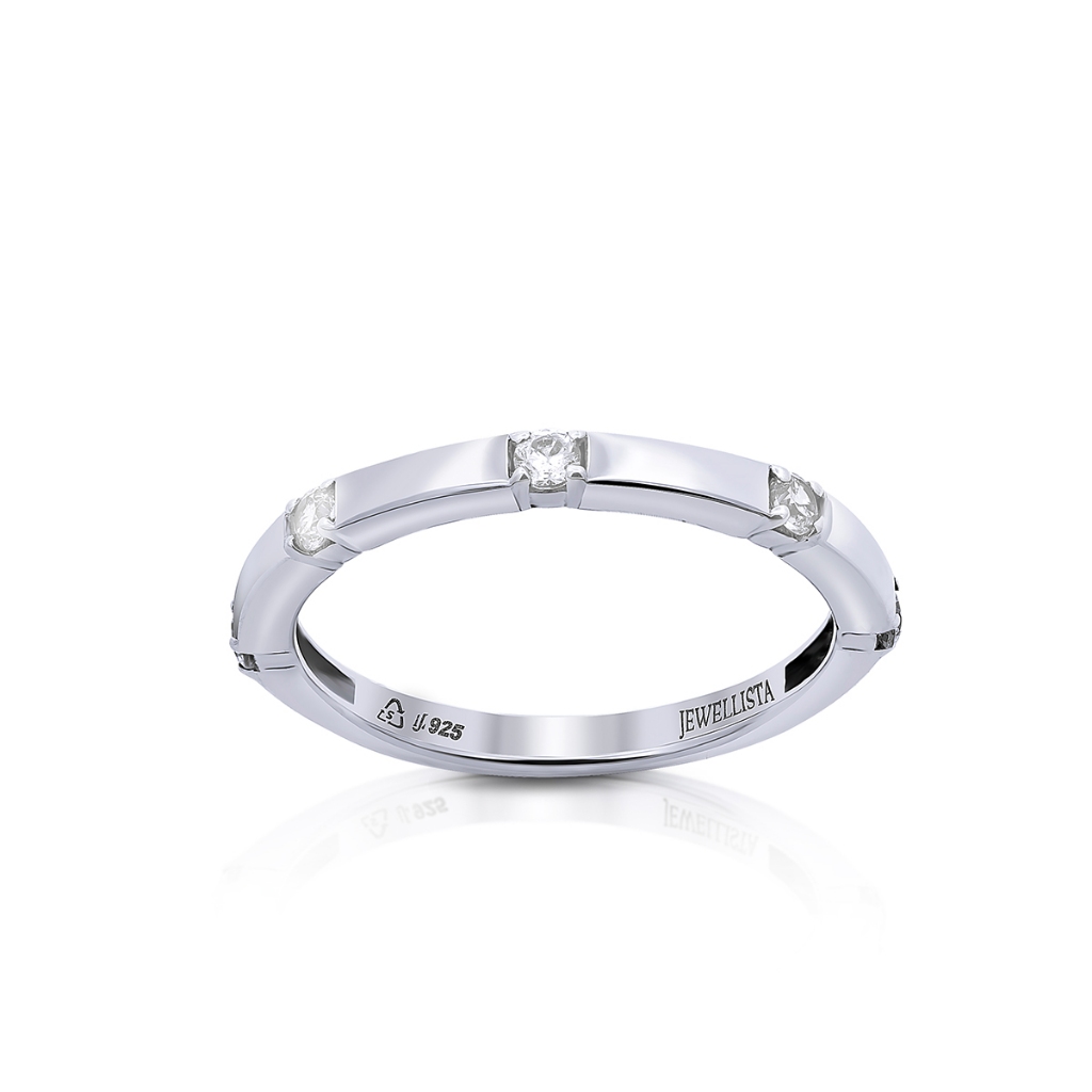 [Clearance] Jewellista แหวนเงินแท้ 925 ประดับพลอย CZ รุ่น Oscar