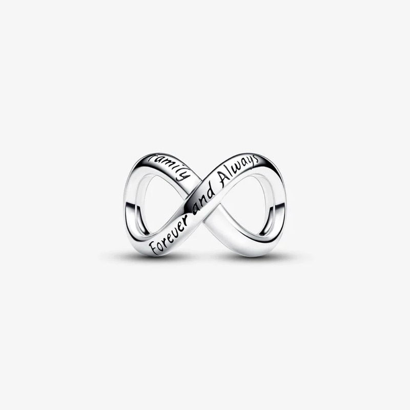 (ของแท้ พร้อมส่ง) Pandora Forever & Always Infinity Charm แพนโดร่าชาร์มอินฟินิตี้ ของแทั มือหนึ่ง