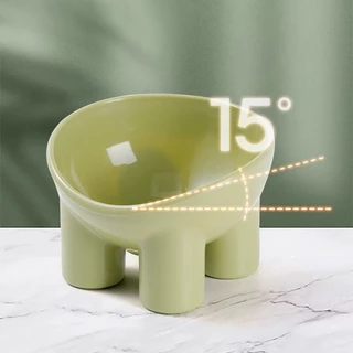 ชามอาหารสัตว์ เอียง 15 องศา ชามอาหารหมา ที่ใส่อาหารสัตว์เลี้ยง ชามสัตว์เลี้ยง อุปกรณ์ให้อาหารสัตว์