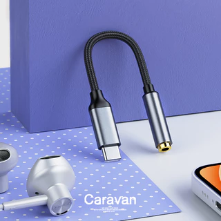 Caravan Crew (not support 5G) Type-C to 3.5mm สายแปลงหูฟัง สายแปลง Headphone Jack Adapter Earphone Audio Conventer